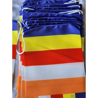 Cờ Dây Phật Giáo 100 lá 20 x 30 - Cờ Phật Đản