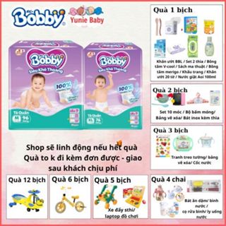 [Cộng Miếng] Tã quần cao cấp BOBBY ULTRA mềm mại M96/L88/XL76/XXL70