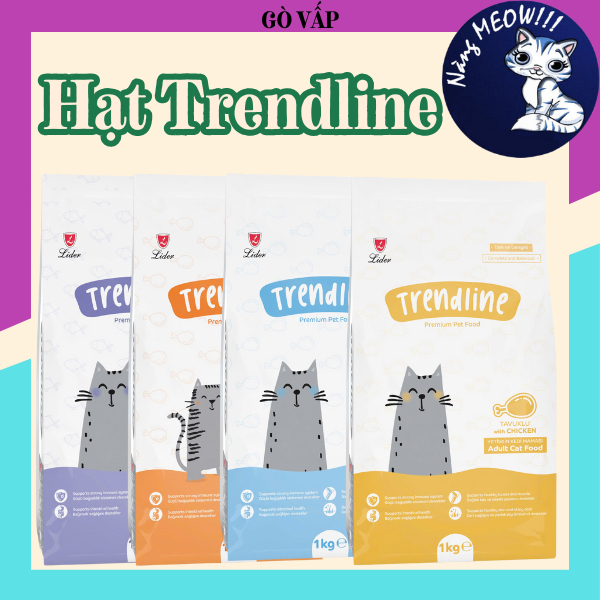 Hạt TRENDLINE Thức Ăn Hạt Khô Cho Mèo xuất xứ Thỗ Nhỹ Kỳ
