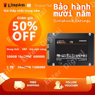 Ổ Cứng SSD Samsung 870 Evo 500GB/1TB 2.5-Inch SATA III Hàng Mới BH 60 Tháng