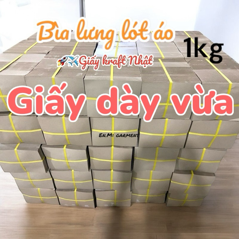 Giấy lót áo định hình 1kg kích 20x25cm;22x26cm;24x30cm;26x33cm giấy kraft nhật cao cấp