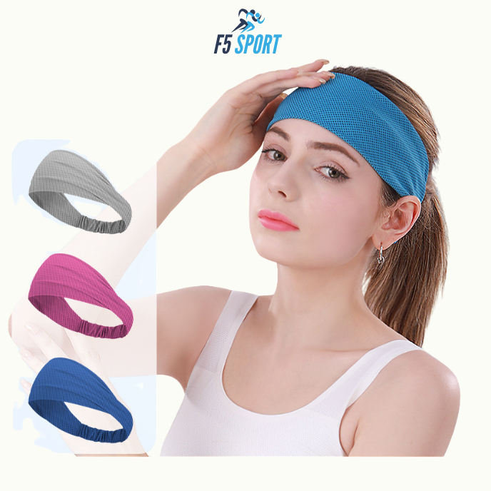 Băng đô trán ngăn chặn mồ hôi và thấm hút toàn diện khi chơi Pickleball, chạy bộ, đạp xe, Yoga