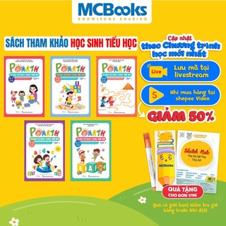 Sách Tham khảo cấp 1- Pomath Toán Tư Duy Lớp 1 2 3 4 5 Dành Cho Học Sinh Tiểu Học 