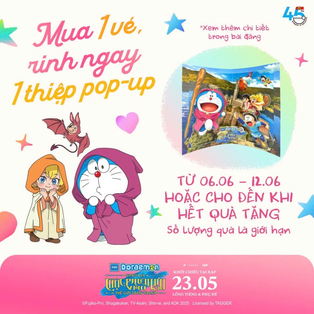 [CGV x DORAEMON] QUÀ TẶNG CGV