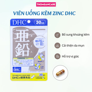  Viên uống Kẽm DHC - Giảm mụn mờ thâm cho nam nữ tuổi dậy thì tăng cường hệ miễn dịch - Hàng Chính Hãng DHC Nhật Bản 