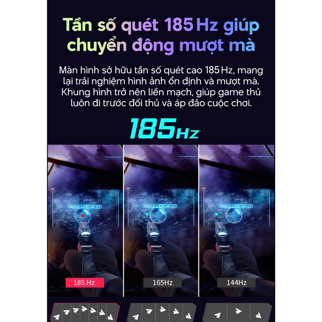 Màn hình Gaming ViewSonic VX2758-2K-PRO 27" 2K - Nano IPS - Fast IPS, 180Hz - 185Hz - 240Hz - Mới 100% | BigBuy360 - bigbuy360.vn
