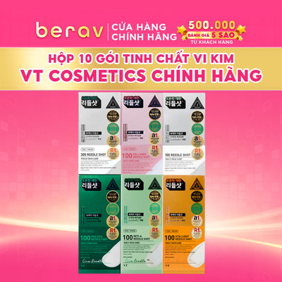 [SALE XẢ HÀNG] Hộp 10 gói tinh chất vi kim VT REEDLE SHOT STICK POUCH (2ml x 10 gói)