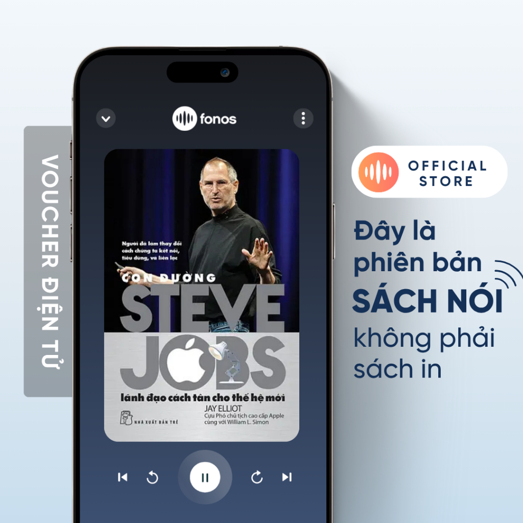 Sách nói: Con Đường Steve Jobs [evoucher]