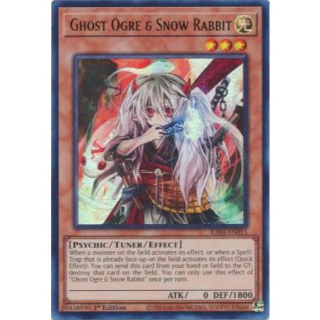 [ Bài Yugioh Chính Hãng ] Ghost Ogre & Snow Rabbit - RA04-EN015