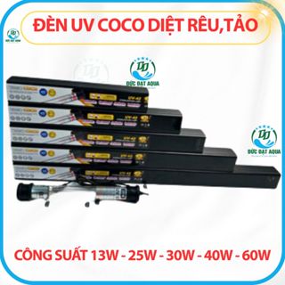  Đèn UV công suất 7w - 9w - 11w -13w -25w-30w-40w-60w-100w-coco xử lý rêu tảo hồ koi 