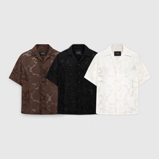  Áo sơ mi nam ROWAY form suông thoáng mát Cộc tay hồng nổi 