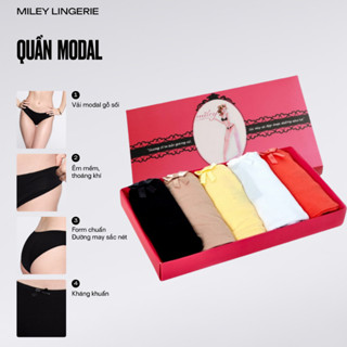  Hộp Quà Tặng Quần Lót Modal New Color Miley Lingerie BCS04 new - Màu Ngẫu Nhiên 