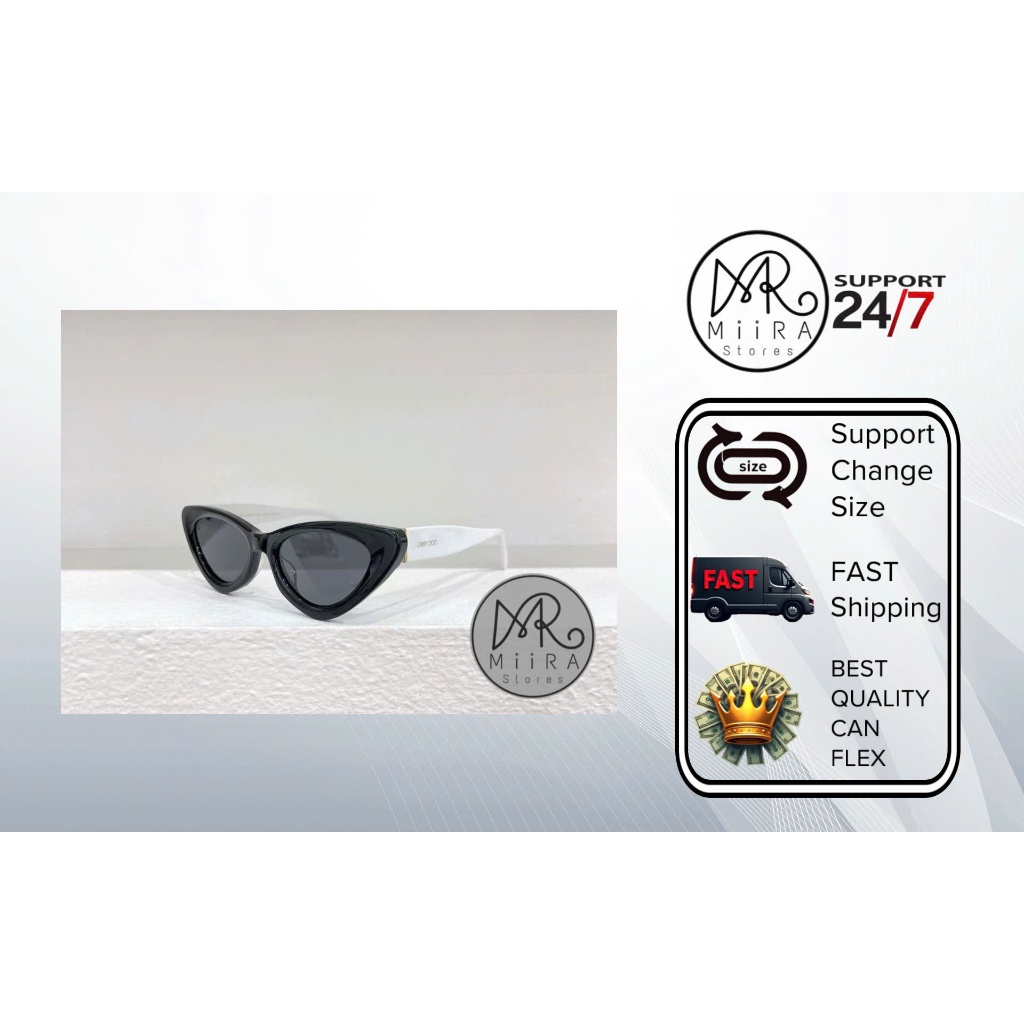 JIMMY CHOO EYEWEAR SUNGLASSES - Kính râm / kính mát JIMMY CHOO - JC UNISEX, có logo cách điệu ở gọng