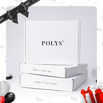 Hộp POLYS Trắng và Dịch Vụ In Thiệp