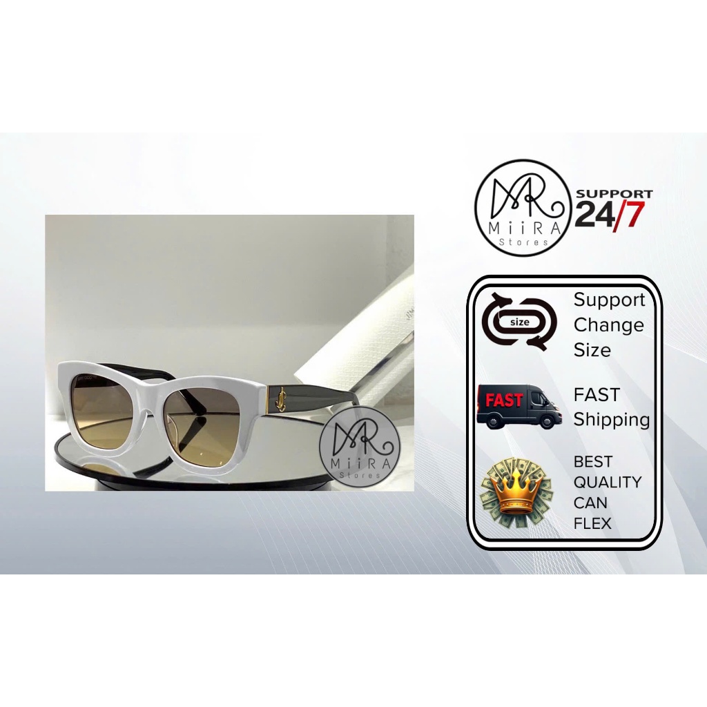 JIMMY CHOO EYEWEAR SUNGLASSES - Kính râm / kính mát JIMMY CHOO - JC , có logo cách điệu ở gọng kính