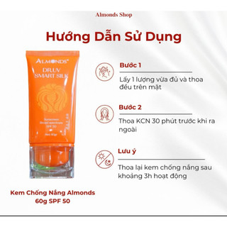 (Mới) Kem Chống Nắng Bảo Vệ 3 Lớp Almonds DR.UV SMART SILK