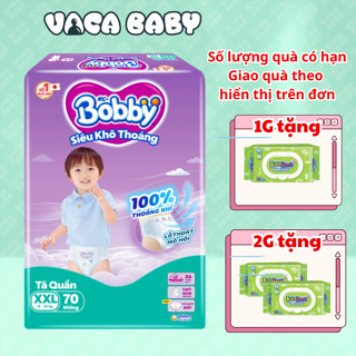(Nhiều miếng) Tã/bỉm QUẦN Bobby Ultra+ siêu tiết kiệm đủ size M96/ L88/ XL76/ XXL70 miếng giá tốt