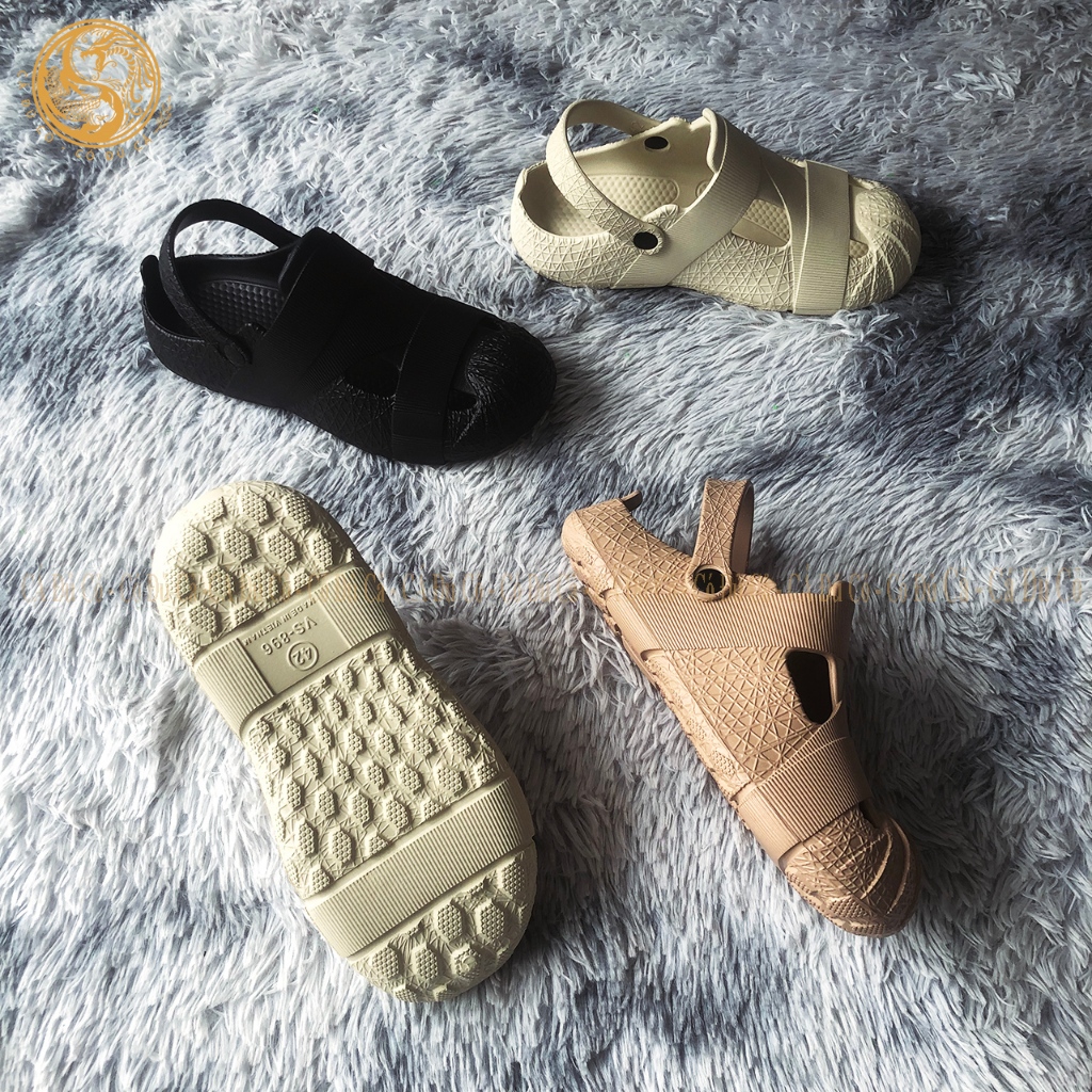 Giày dép sục nữ nam mũi sò đế bằng quai hậu EVA siêu nhẹ thời trang đi làm đi học VS896