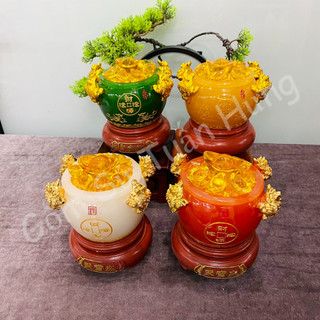  Bát Tụ Bảo Phong Thuỷ  - Tụ Bảo Bồn Tài Lộc - Chậu Tài Lộc Chiêu Tài cao cấp 