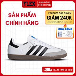 Giày Adidas Samba ‘White Black Gum’ B75806 chính hãng giành cho nam nữ, adidas authentic FLEX SHOP