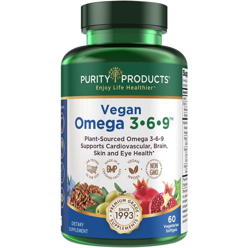 Viên chay Vegan omega 369 Purity Products 60viên USA