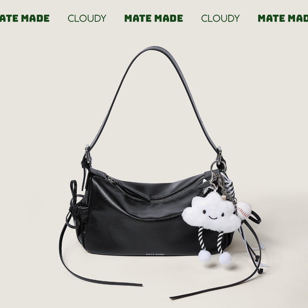 [TÚI LỌ LEM HẠT DẺ] Túi Đeo Vai Cloudy MATE MADE Lọ Lem Da Pu Cao Cấp Size 28 Hợp Đi Làm Đi Chơi Phong Cách Nữ Tính | BigBuy360 - bigbuy360.vn