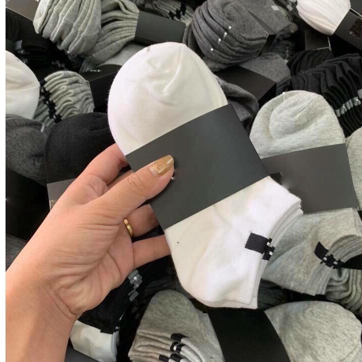 Lố 10 đôi tất nam nữ cổ ngắn TAT101