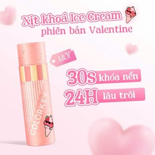   30ML  XỊT KHOÁ COLORKEY PHIÊN BẢN ICE CREAM GIỮ LỚP MAKEUP LÂU TRÔI MINISIZE 