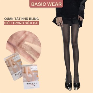  Quần Tất Nhũ Bling Lấp Lánh Kim Tuyến Siêu Trong Siêu Dai Blink 