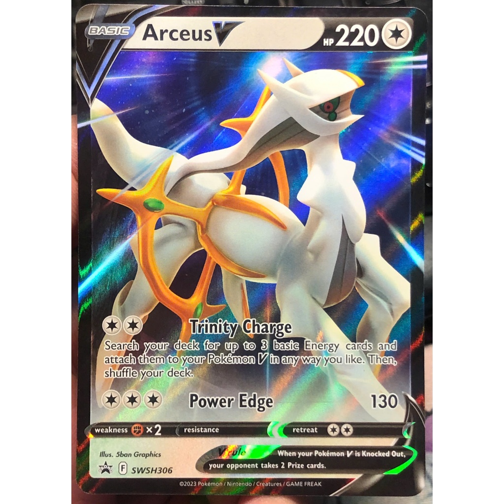 [KW2 Pokemon] [EN] Thẻ Arceus V - SWSH306 - Ultra Rare Promo