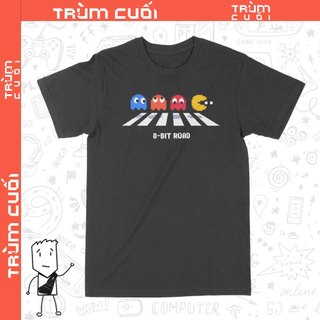  Áo thun 8-bit Road - Pacman Trùm Cuối Game Cotton 100% 2 màu nam nữ 0223 