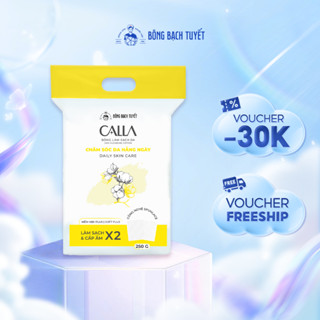 Bông tẩy trang làm sạch da Bông Bạch Tuyết Calla mềm mịn (250gr/túi)