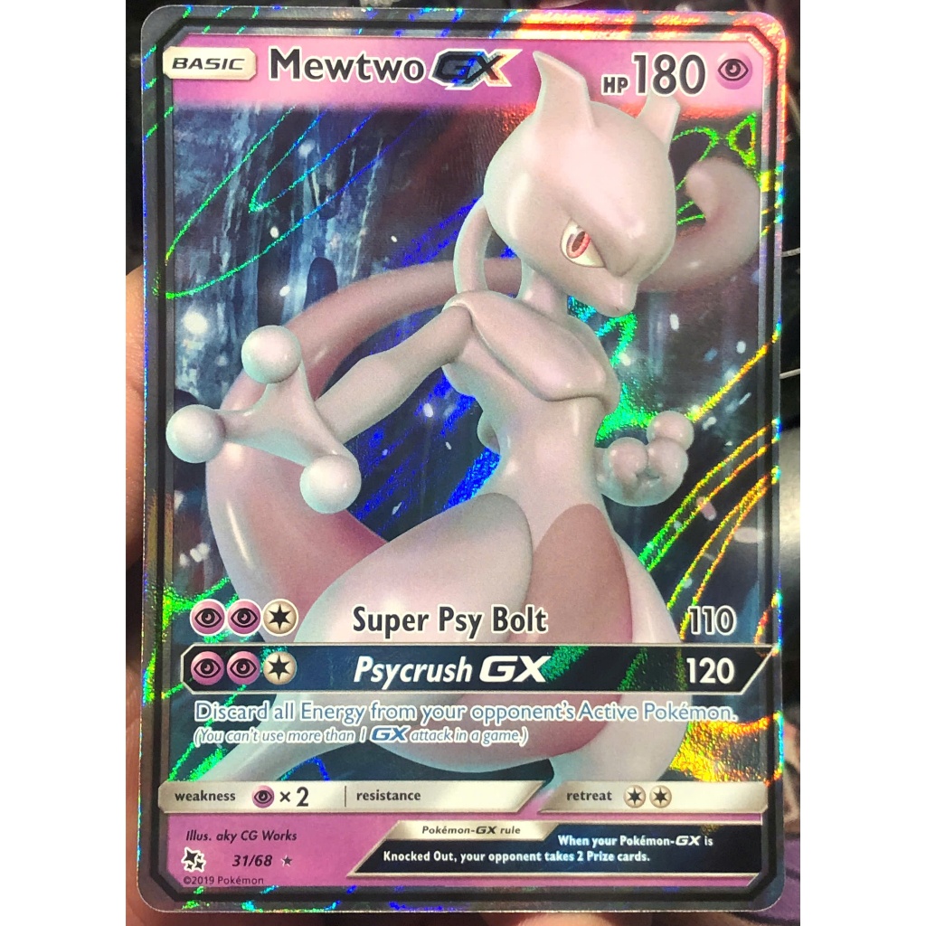 [KW2 Pokemon] [EN] Thẻ Mewtwo GX - 31/68 - Ultra Rare