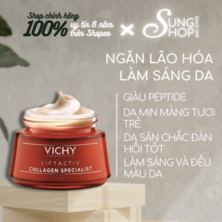   CAO CẤP  Kem dưỡng VICHY COLLAGEN chống lão hoá hiệu quả 
