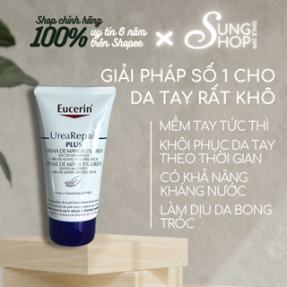  RẤT HIỆU QUẢ  Kem dưỡng da tay siêu mềm mại EUCERIN UreaRepair PLUS 5% không gây nhờn rít 