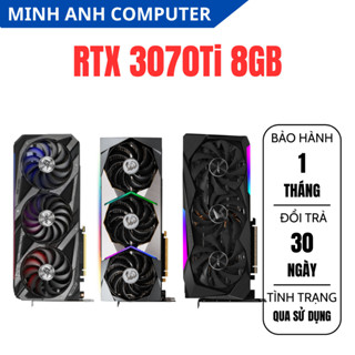 [Like New] VGA vga Card màn hình Asus RTX 3070ti  Rog Strix Msi Supprim msi gmx trio