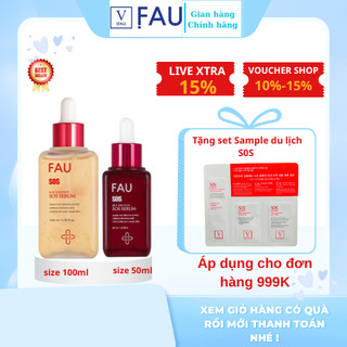  Serum phục hồi làm dịu giảm đỏ da FAU SOS -SKIN SOLUTION SOS SERUM 100ml - Thi Lê Beauty 