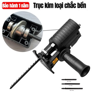 Bộ Chuyển Đổi Máy Khoan Thành Máy Cưa Câm Tay (Tăng kèm 3 lưỡi cưa) bao hành 1 năm