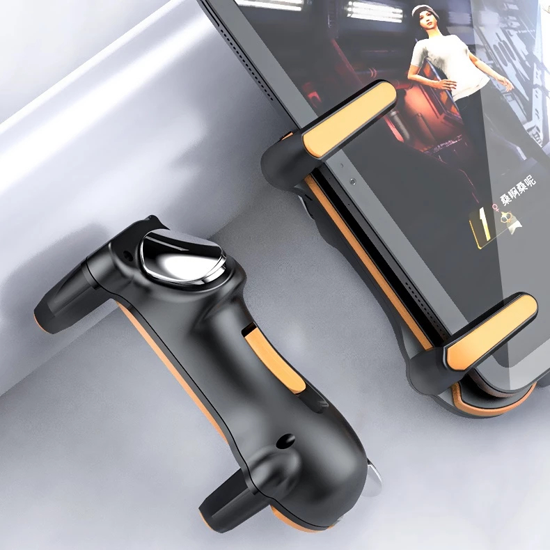 Tay cầm chơi game dành cho iPad JS62 auto táp 32 nhịp/s chơi game PUBG Mobile Free Fire 6 ngón