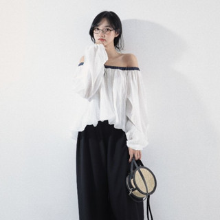 Seleen, Áo tơ dáng bí tay dài Freesize (<65kg), WT0157