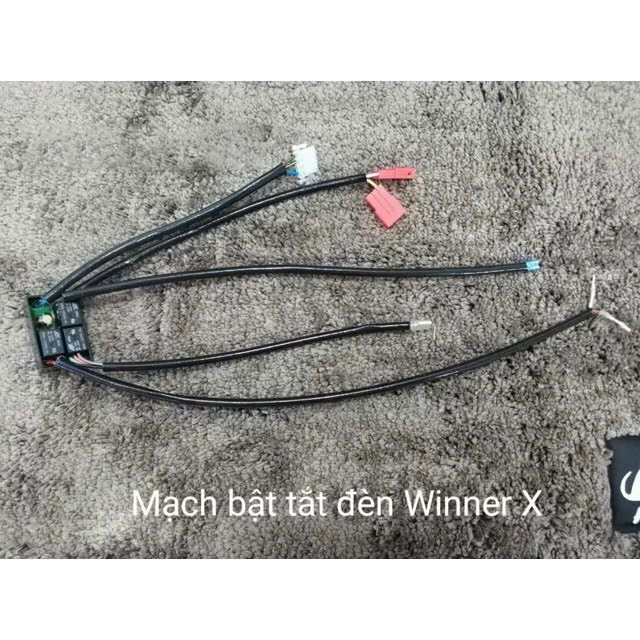 Mạch bật tắt đèn cho Winner X ( tích hợp pasing đèn pha)