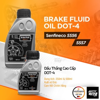 SENFINECO 5556 5557 BRAKE FLUID DOT4 DẦU THẮNG 250ML 500ML