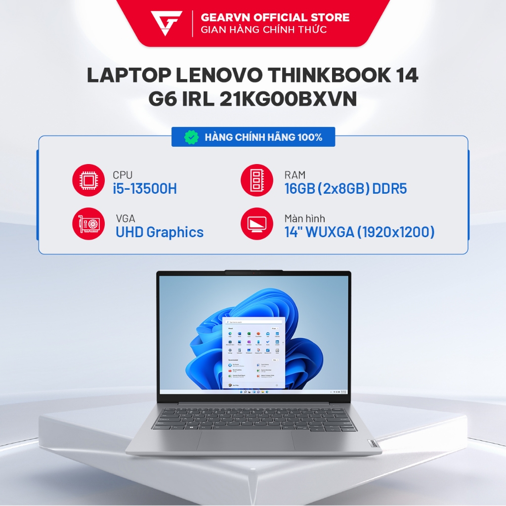 Laptop Lenovo ThinkBook 14 G6 IRL 21KG00BXVN i5-13500H | 16GB | Integrated Intel® UHD Graphics