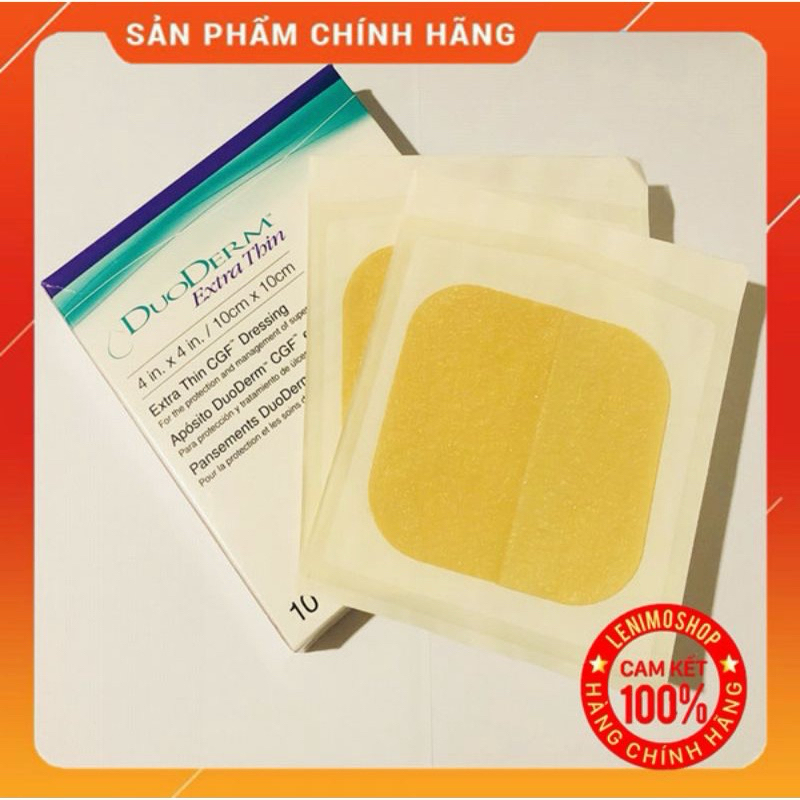 [HÀNG CHÍNH HÃNG] Miếng Dán Mụn, Vết Thương, Bỏng Bô… Duoderm Extra Thin 10x10 cm