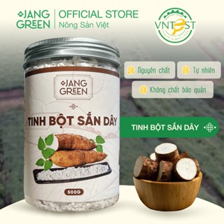 Tinh Bột Sắn Dây JANG GREEN nguyên chất nhà làm 100% từ Củ Sắn Dây tươi tự nhiên không chất bảo quản