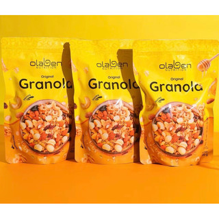  ✅  OLABEN  The Signature Olaben Set - Combo 03 Granola Siêu Hạt Granola Vị Truyền Thống 400Gram 