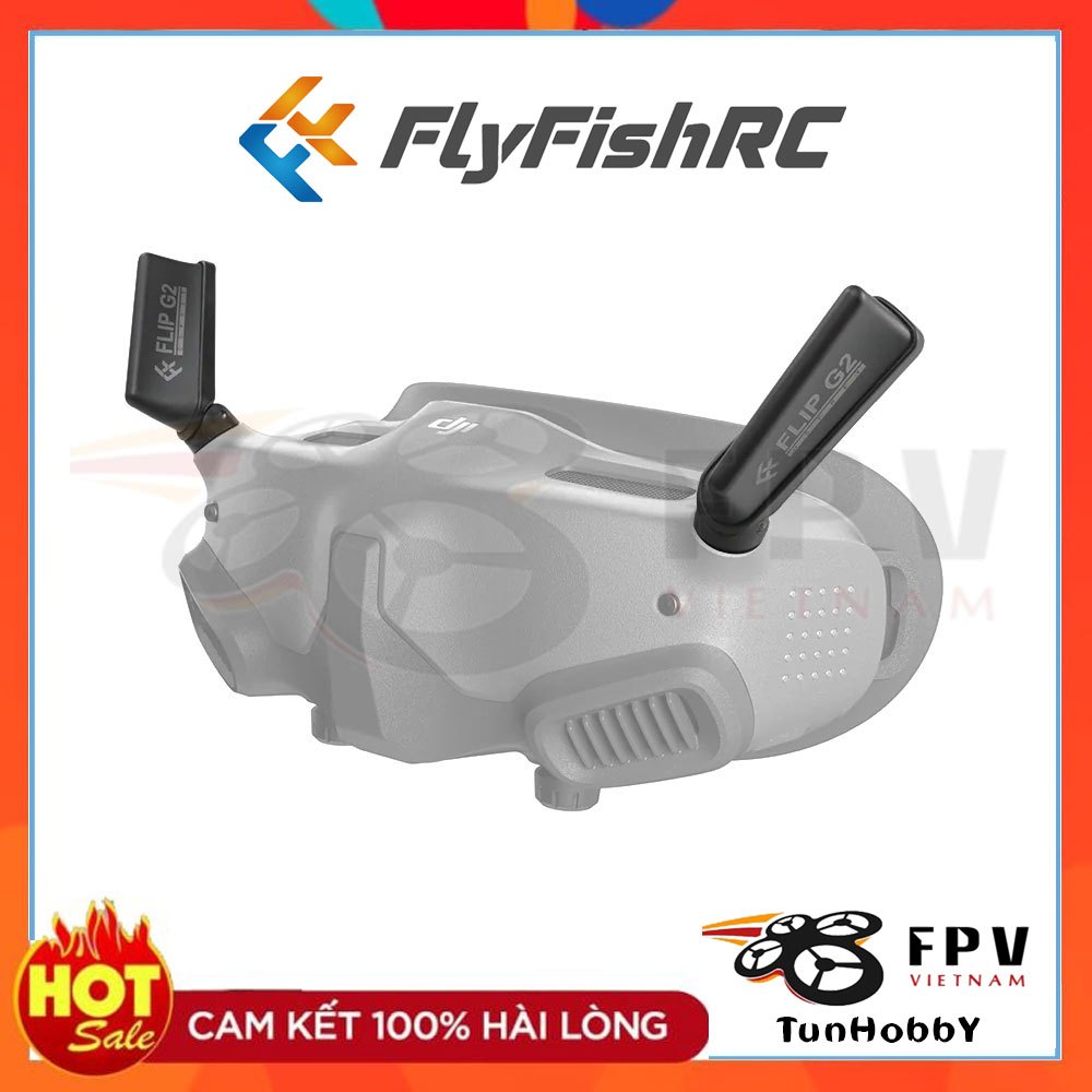 Anten FlyFishRC Osprey FLIP G2 DJI Goggles 2 Dual Band Antenna