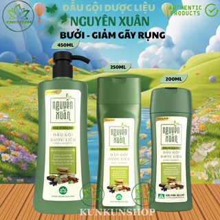 Dầu gội dược liệu nguyên xuân hương bưởi mẫu đặc biệt giành cho tóc khô xơ hư tổn chai 200ml/ 250ml cố mái tóc khoẻ mạnh