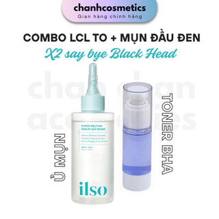   Combo sạch mụn  Ủ mụn Ilso SIZE CHIẾT 10ML 