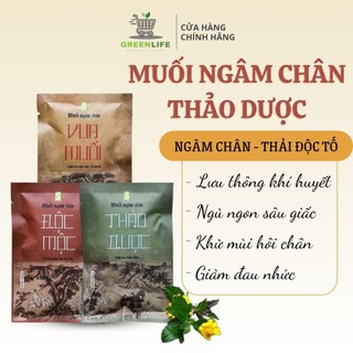 Muối Ngâm Chân HTX Sinh Dược Dạng Gói 50g, Hỗ Trợ Đau Nhức Xương Khớp Tê Lạnh Chân Tay Ngủ Ngon